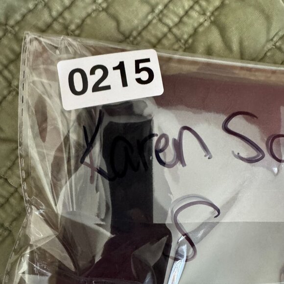 Karen Scott Babydoll Tank Top Womens Black Lace Y2K‎ Sleeveless V Neck Ribbed - Picture 8 of 8